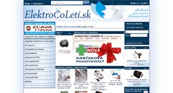 Desktop Screenshot of elektrocoleti.sk